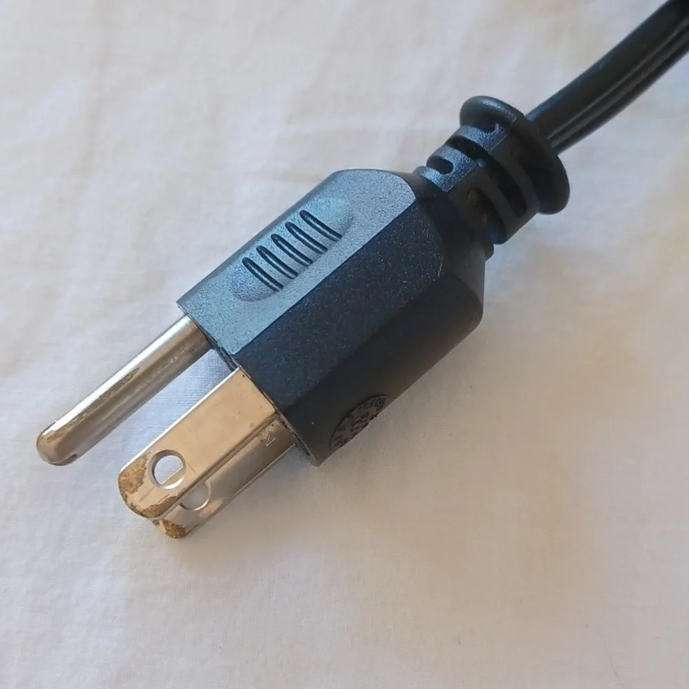 AC Power Cord Cable for Printer Laptop Notebook TV 110V 3 Prong Black 3 ft NWOT